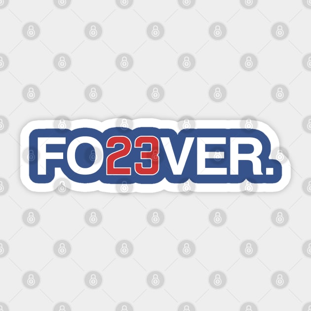 Forever 23 Shirt Ryne Sandberg Shirts FO23VER shirt Chicago Cubs Hall of Fame Sticker by celestial_artworks
